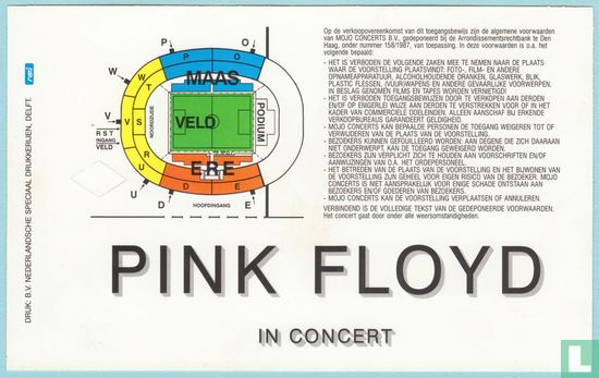 19940905 Pink Floyd, European Tour 1994, Stadion Feyenoord, Rotterdam, Netherlands - Afbeelding 2