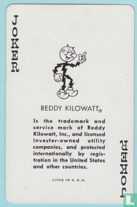 Joker USA 15, Reddy Kilowatt, Speelkaarten, Playing Cards 1937 - Image 1