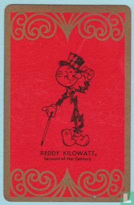 Joker USA 15, Reddy Kilowatt, Speelkaarten, Playing Cards 1937 - Image 2