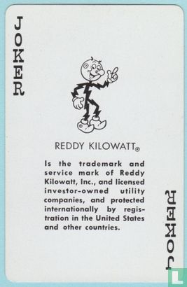 Joker USA 15.1, Reddy Kilowatt, Speelkaarten, Playing Cards 1937 - Afbeelding 1