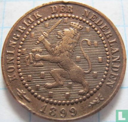 Nederland 1 cent 1899 - Afbeelding 1