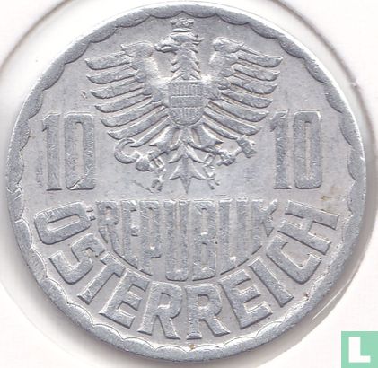 Austria 10 groschen 1968 - Image 2
