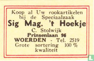 Sig. Mag. 't Hoekje - C. Stolwijk