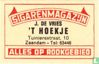 Sigarenmagazijn 't Hoekje - J. de Vries