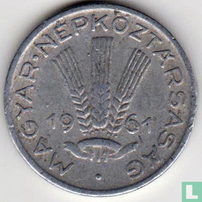 Hongarije 20 fillér 1961 - Afbeelding 1