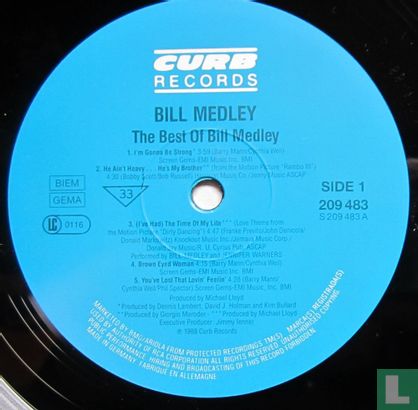 The best of Bill Medley - Afbeelding 3