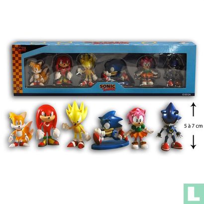Sonic the Hedgehog Minifigur Sammler 6-Pack