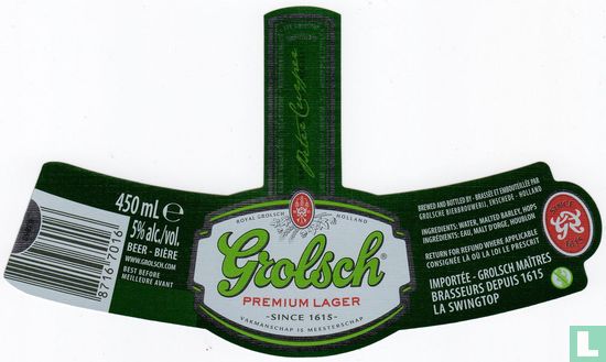 Grolsch Premium Lager (Canada)