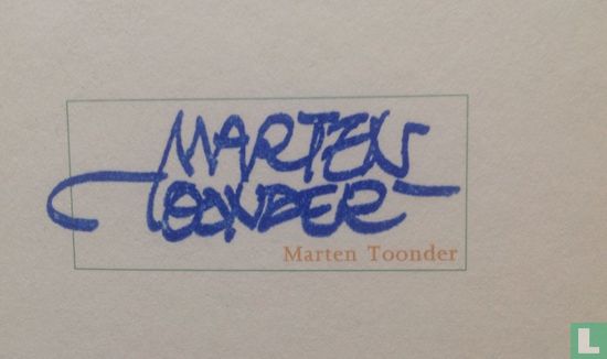 handtekening Marten Toonder    - Afbeelding 1