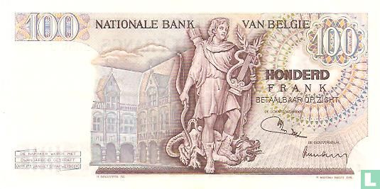 Belgium 100 franc 1974 - Image 2