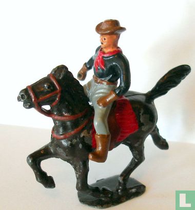 Mounted Sheriff (with whip) - Afbeelding 1