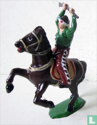 Cowboy te paard gewond - Afbeelding 1