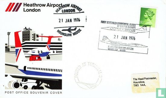 Premier vol commercial du Concorde British Airways - Image 1