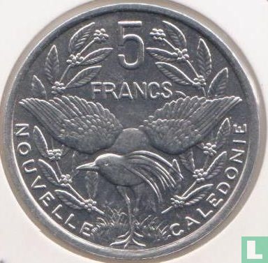 Nieuw-Caledonië 5 francs 1990 - Afbeelding 2