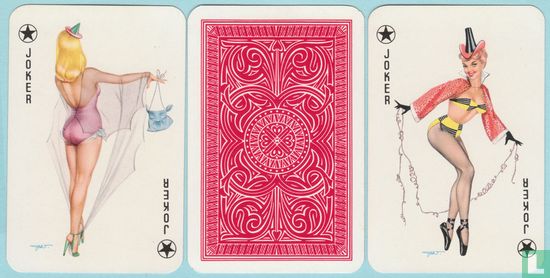 Darling Playing Cards No. 1, Bielefelder Spielkartenfabrik G.m.b.H., 52 Speelkaarten + 3 jokers, Playing Cards - Afbeelding 3