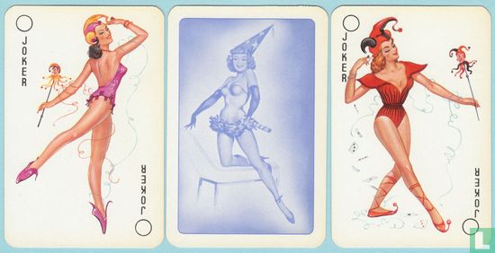 55 Pin-Ups, Van Genechten, Turnhout, 52 Speelkaarten + 3 jokers + 1 extra card, Playing Cards - Image 2