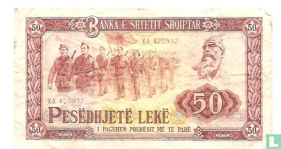 Albanie 50 lekë - Image 1