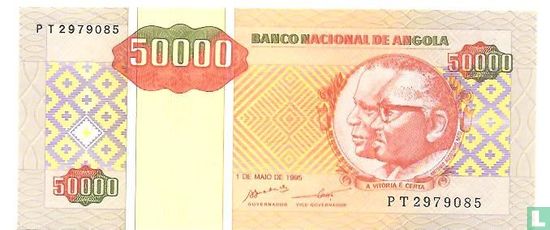 Angola 50,000 Kwanzas Reajustados 1995 - Image 1
