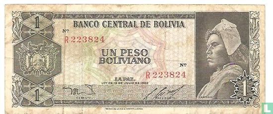 Bolivia 1 peso - Image 1