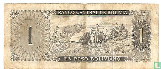 Bolivia 1 peso - Image 2
