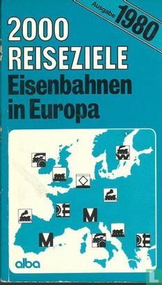 2000 Reiseziele  Eisenbahnen in Europa - Afbeelding 1