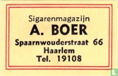 Sigarenmagazijn A. Boer
