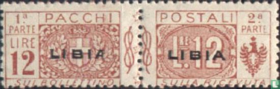 Pakketzegel met opdruk
