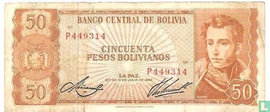 Bolivien 50 Pesos - Bild 1
