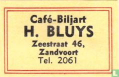Café-Biljart H. Bluys