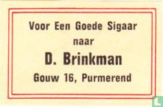 Goede sigaar - D. Brinkman