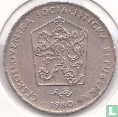 Tchécoslovaquie 2 koruny 1980 - Image 1