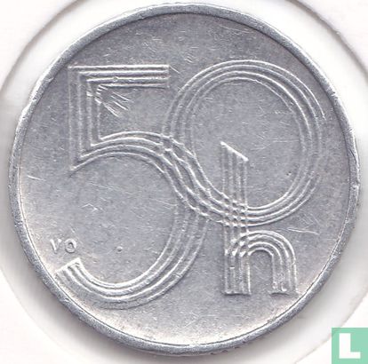 Czech Republic 50 haleru 1993 (b) - Image 2