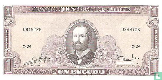 Chili 1 Escudo ND (1964) - Image 1