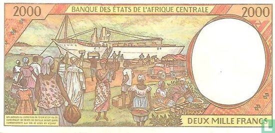 Centraal Afrikaanse staten 2000 Francs (P-Chad) - Afbeelding 2