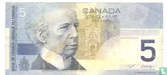 Canada 5 dollars 2003 - Image 1