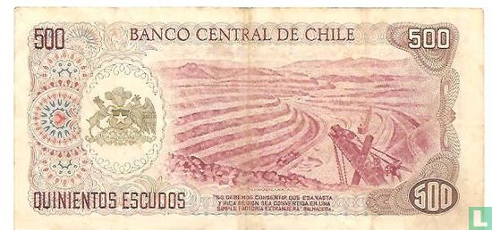 Chile 500 Escudos 1971 - Bild 2