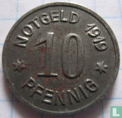 Bingen am Rhein 10 Pfennig 1919 - Bild 1