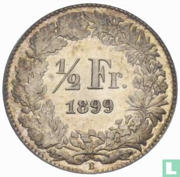 Zwitserland ½ franc 1899 - Afbeelding 1