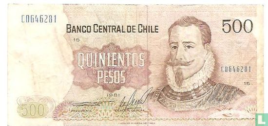 Chile 500 Pesos 1981 - Bild 1