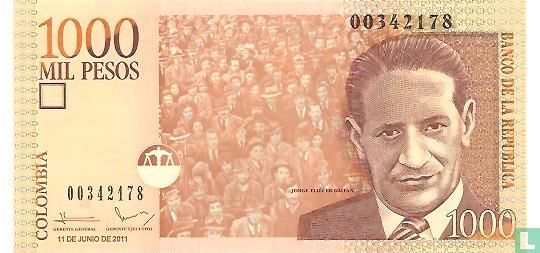 Colombia 1,000 Pesos 2011 (P456o) - Image 1