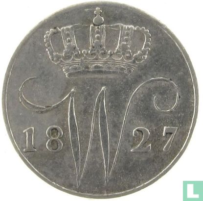 Netherlands 5 cent 1827 (caduceus) - Image 1
