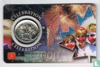 Canada 25 cents 2000 (coincard) "Celebration" - Afbeelding 1