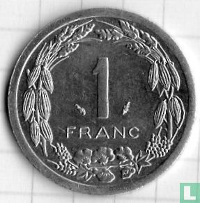 États d'Afrique centrale 1 franc 1990 - Image 2