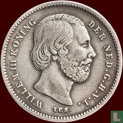 Niederlande 25 Cent 1887 - Bild 2
