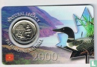 Canada 25 cents 2000 (coincard) "Natural Legacy" - Image 1