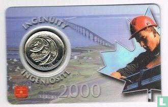 Canada 25 cents 2000 (coincard) "Ingenuity" - Afbeelding 1