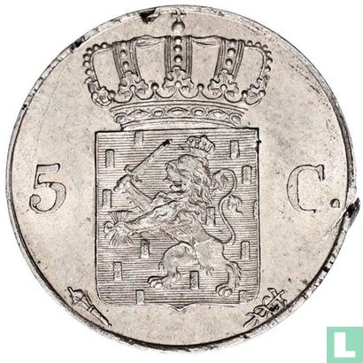 Niederlande 5 Cent 1819 - Bild 2
