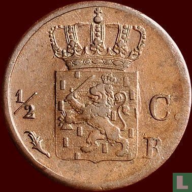 Netherlands ½ cent 1821 (B) - Image 2