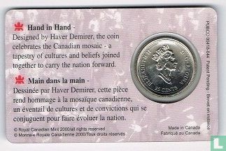 Canada 25 cents 2000 (coincard) "Harmony" - Afbeelding 2