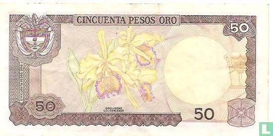 Colombia 50 Pesos Oro 1983 - Afbeelding 2